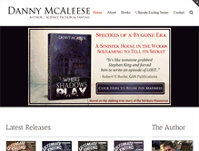 Tablet Screenshot of dannymcaleese.com